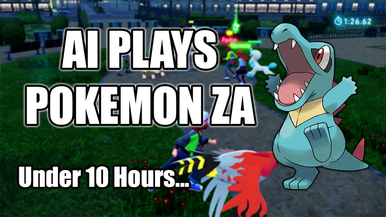 AI Plays Pokémon ZA Under 10 Hours